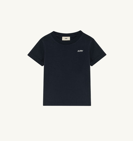 T-SHIRT WITH EMBROIDERED AUTRY LOGO KIDS - AUTRY Classic