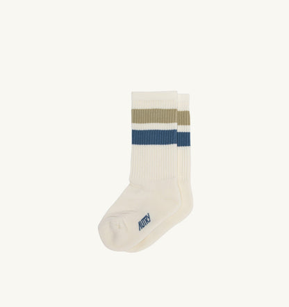 STRIPED JACQUARD LOGO SOCKS KIDS - AUTRY Value