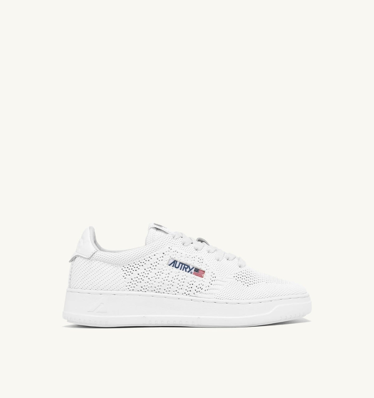 MEDALIST EASEKNIT LOW SNEAKERS IN WHITE KNIT - AUTRY Latest