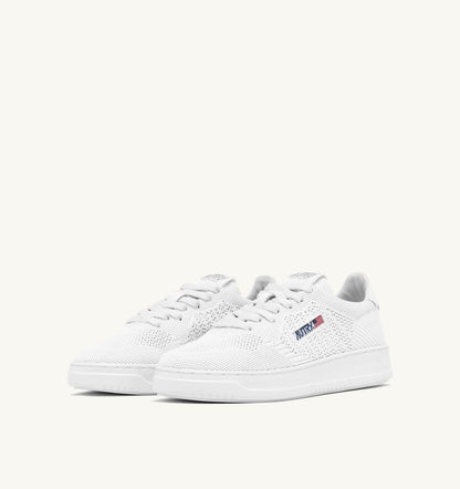 MEDALIST EASEKNIT LOW SNEAKERS IN WHITE KNIT - AUTRY Latest