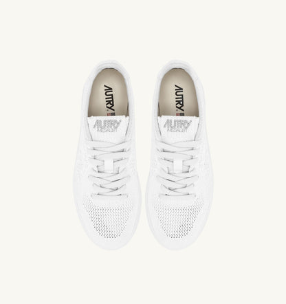 MEDALIST EASEKNIT LOW SNEAKERS IN WHITE KNIT - AUTRY Latest