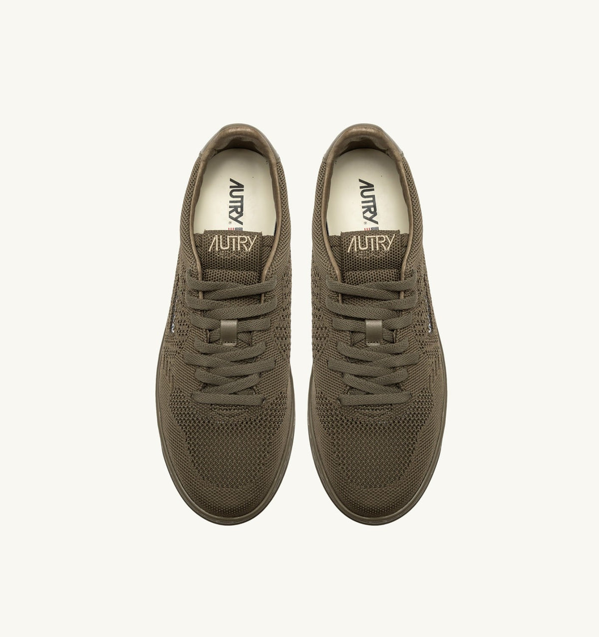 MEDALIST EASEKNIT LOW SNEAKERS IN COVERT GREEN KNIT - AUTRY Classic
