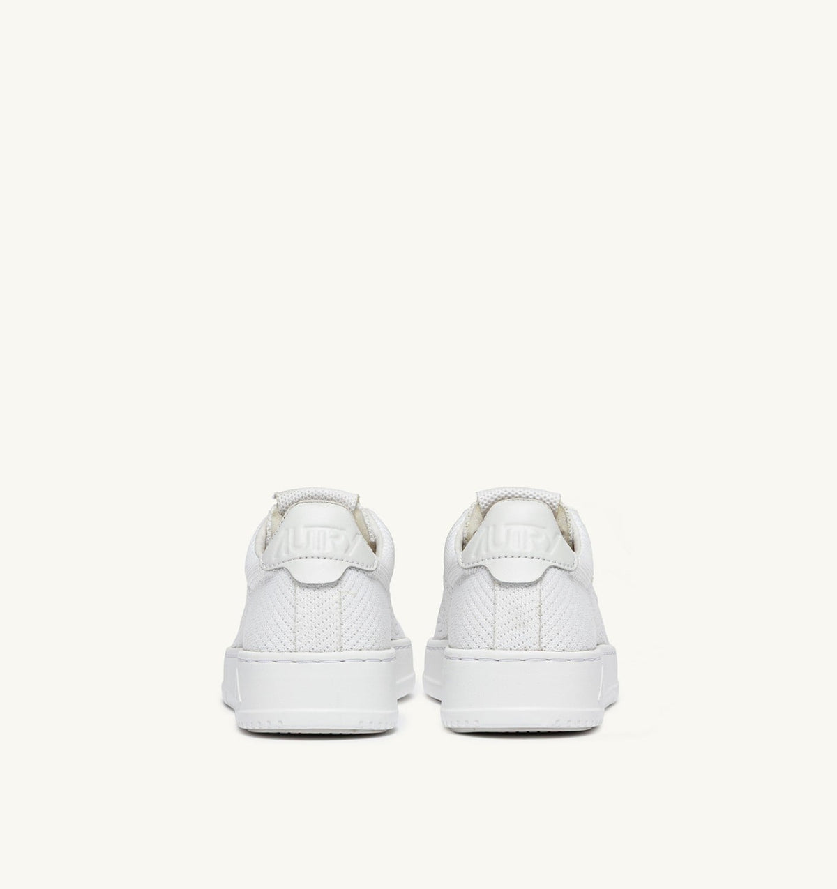 MEDALIST EASEKNIT LOW SNEAKERS IN WHITE KNIT - AUTRY Great Value