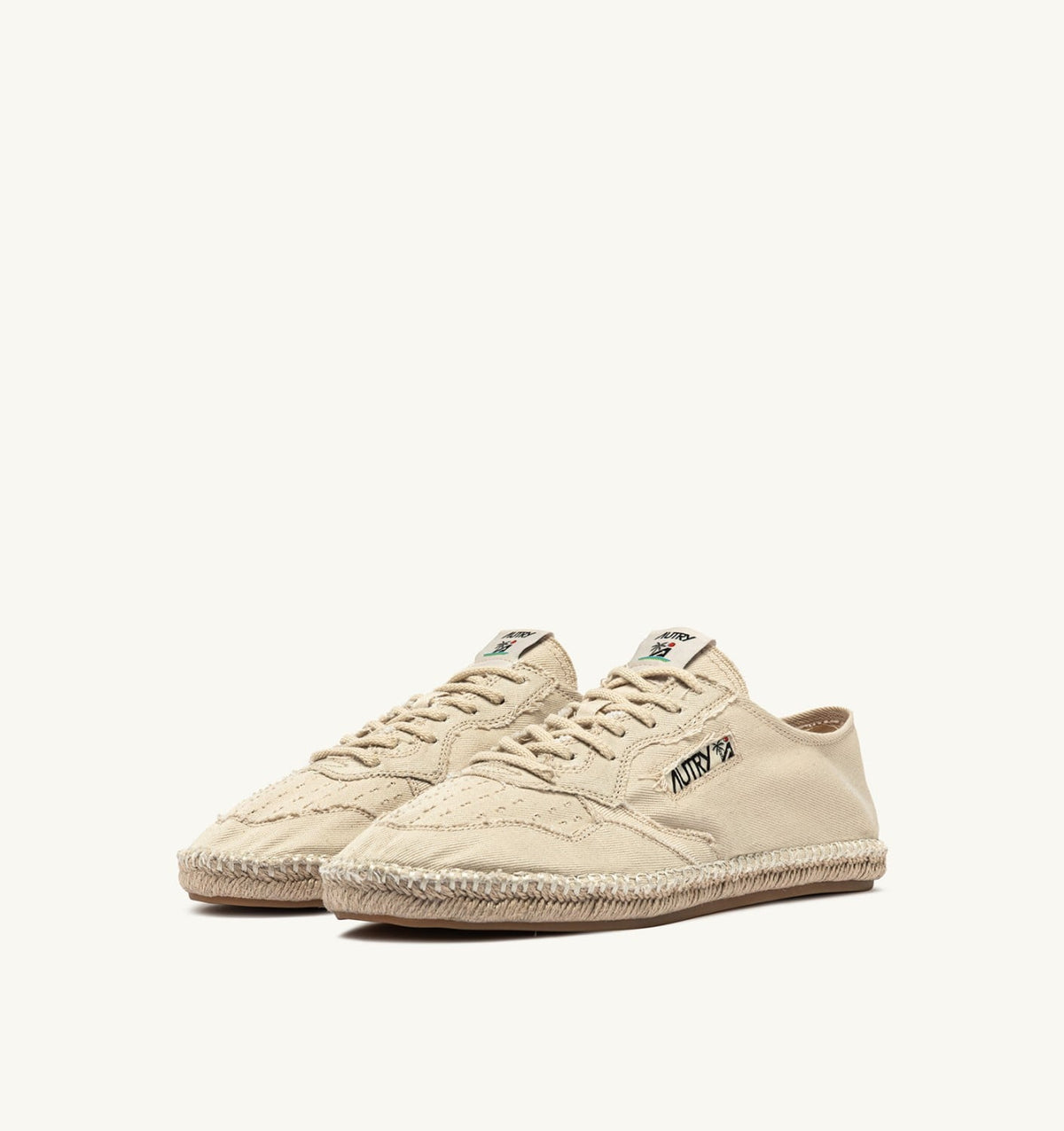 SANDY ESPADRILLES IN IVORY CANVAS - AUTRY Essential
