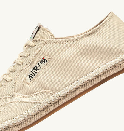 SANDY ESPADRILLES IN IVORY CANVAS - AUTRY Essential