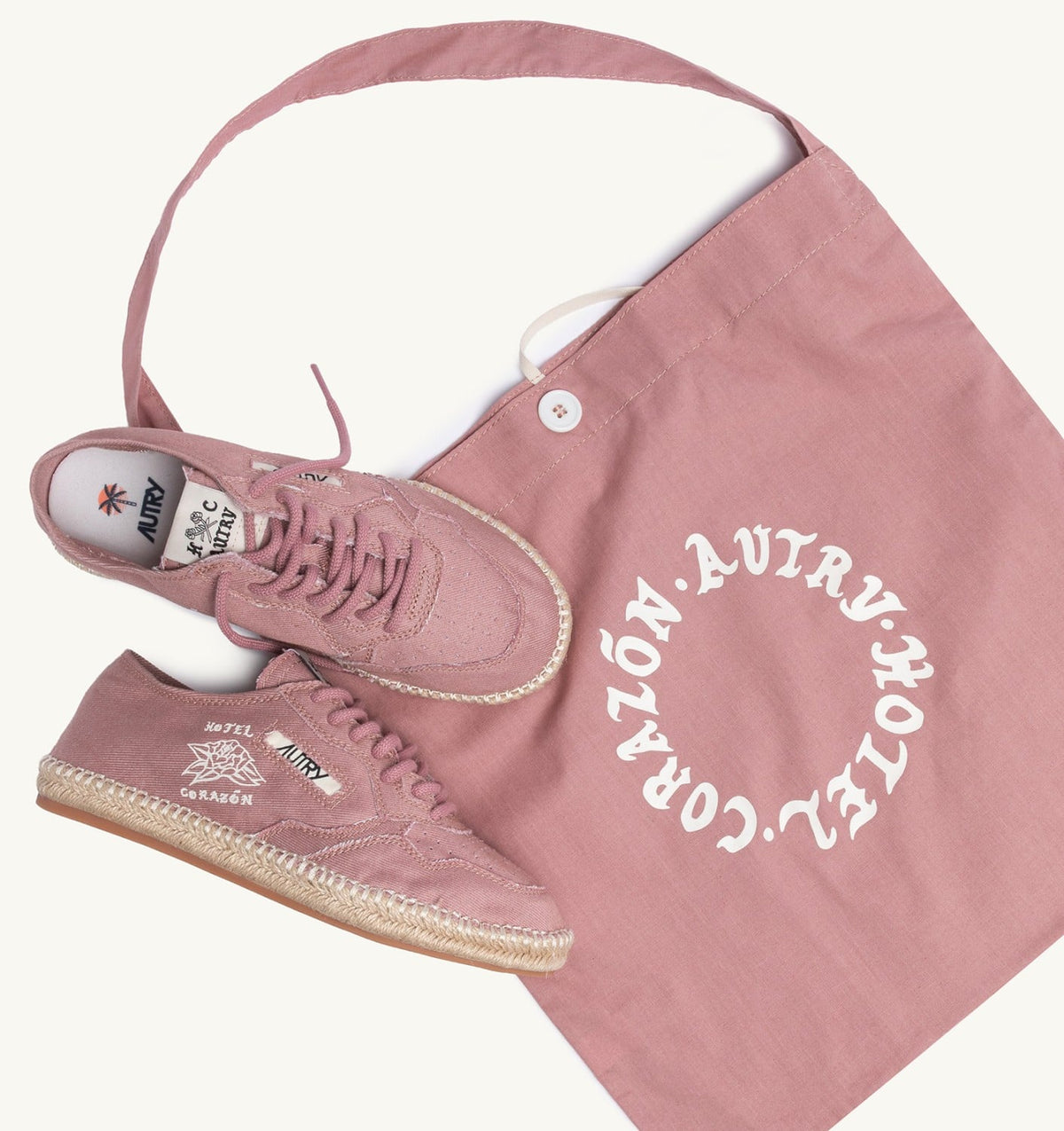 'HOTEL CORAZÓN' SANDY IN ASH ROSE CANVAS - AUTRY Great Value