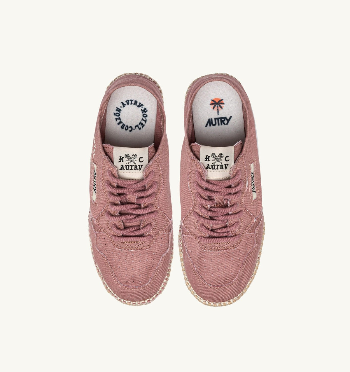 'HOTEL CORAZÓN' SANDY IN ASH ROSE CANVAS - AUTRY Great Value