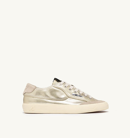 WINDSCAPE LOW SNEAKERS IN PLATINUM CANVAS - AUTRY Quality