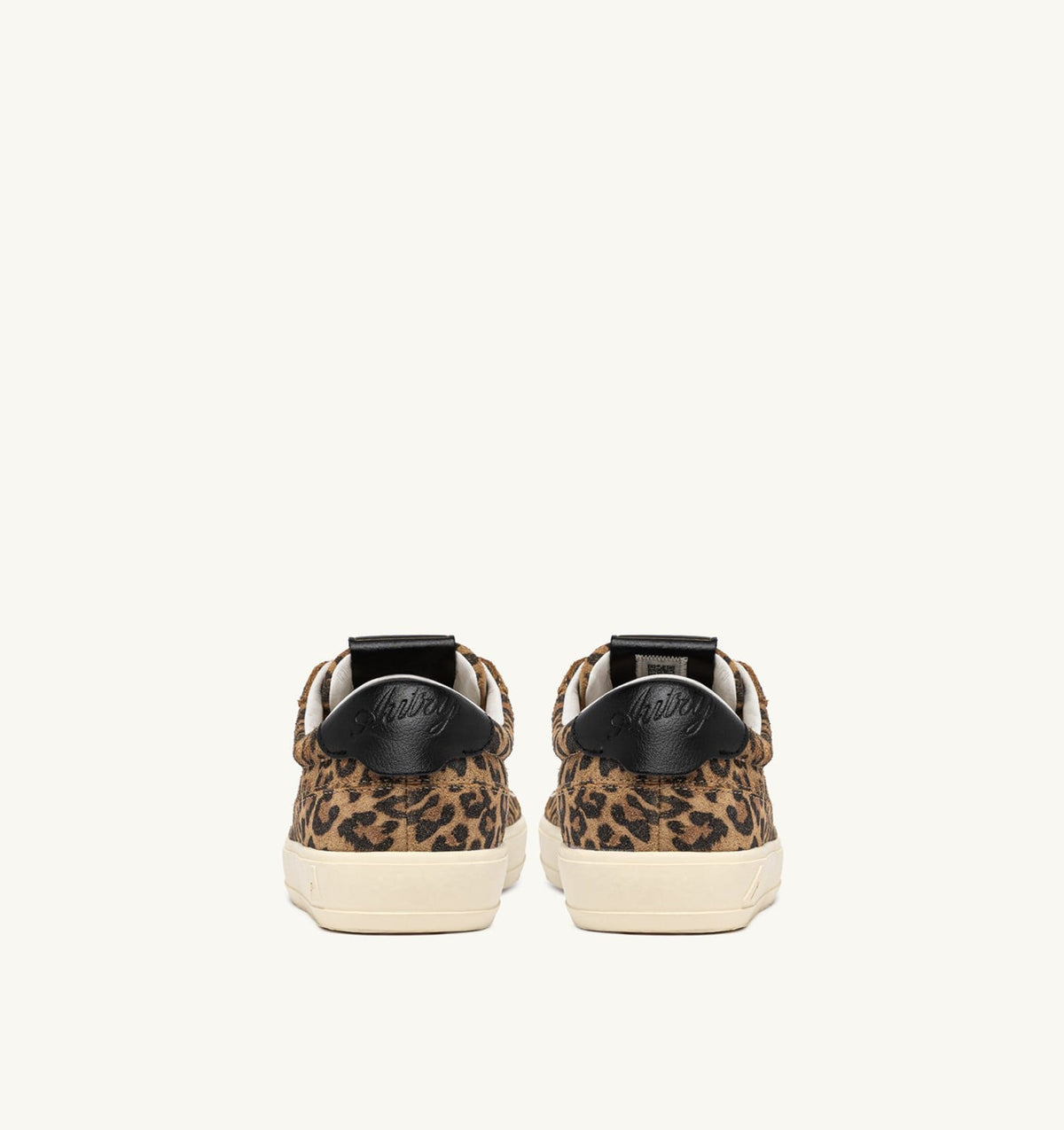 WINDSCAPE LOW SNEAKERS IN LEOPARD AND BLACK SUEDE - AUTRY Essential