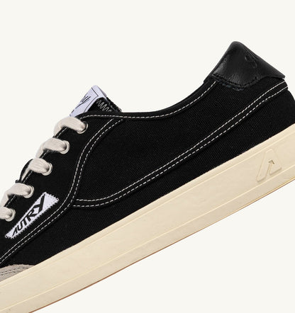 WINDSCAPE LOW SNEAKERS IN BLACK CANVAS - AUTRY Great Value