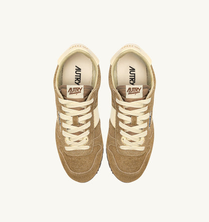 WINDSPIN SNEAKERS IN COURO AND RUTABAGA SUEDE AND LEATHER - AUTRY Latest