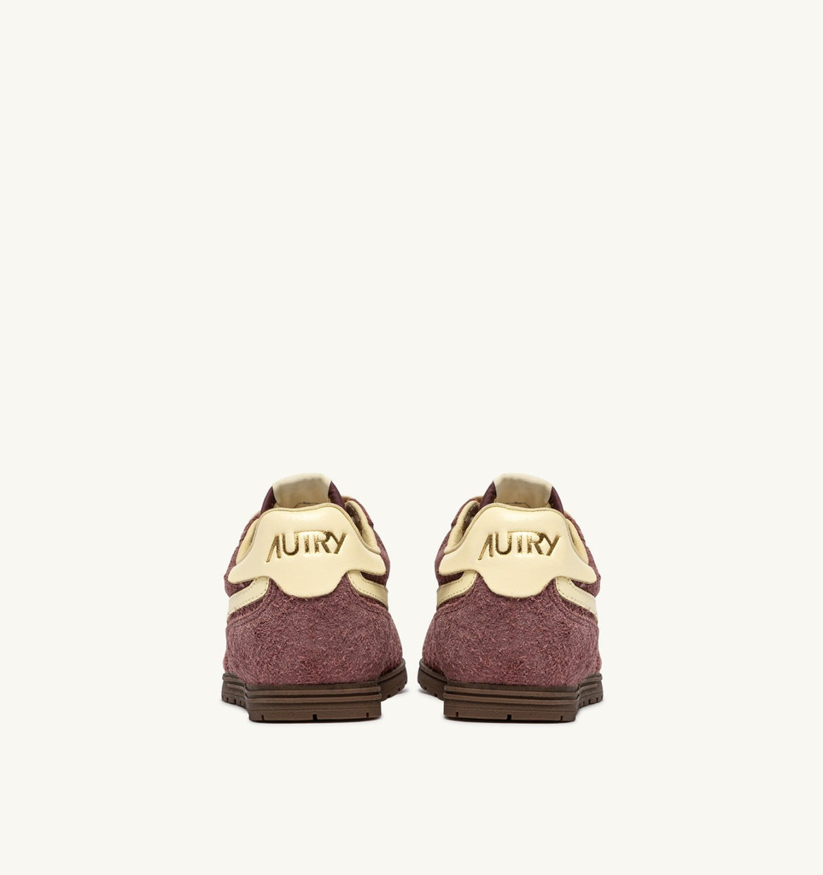 WINDSPIN SNEAKERS IN CHIANTI AND RUTABAGA SUEDE AND LEATHER - AUTRY Quality