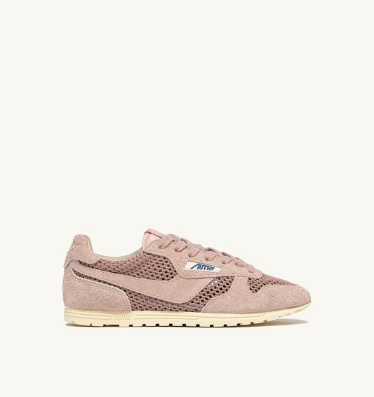 WINDSPIN SNEAKERS IN SILK MESH AND SUEDE - AUTRY Classic