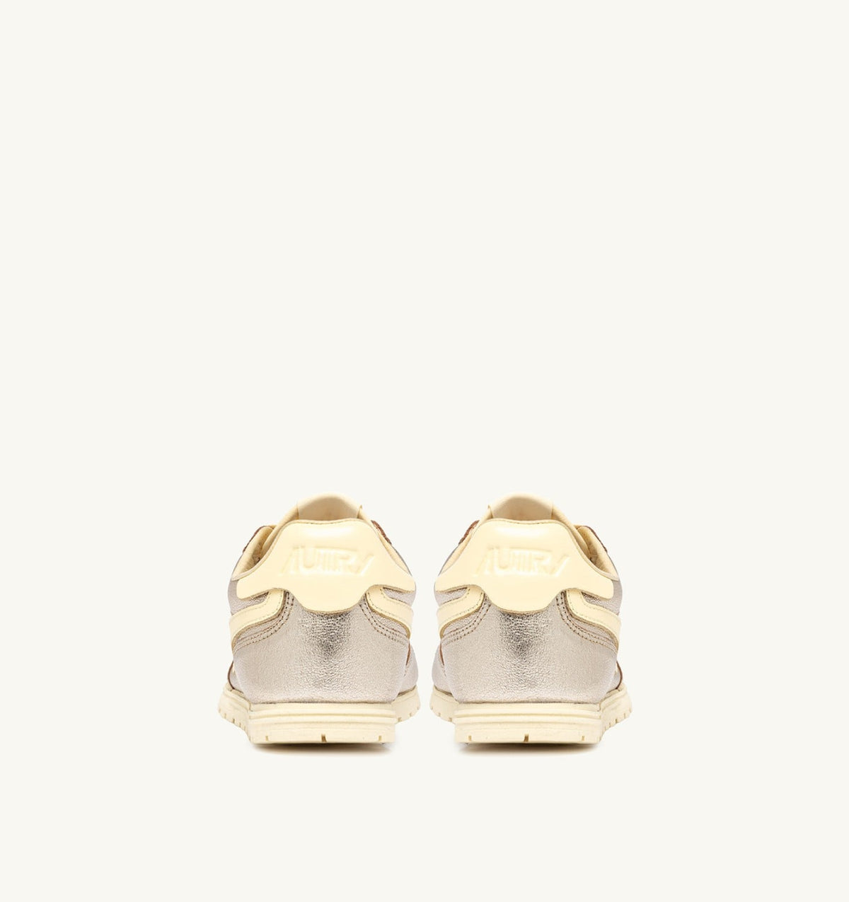 WINDSPIN SNEAKERS IN PLATINUM AND RUTABAGA SUEDE AND LEATHER - AUTRY Everyday