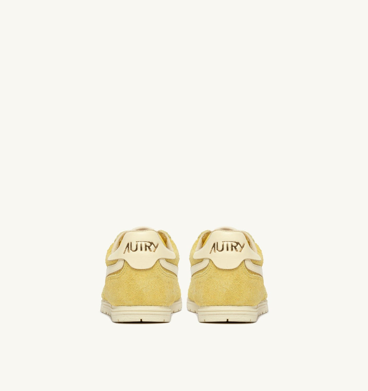 WINDSPIN SNEAKERS IN MIMOSA AND RUTABAGA SUEDE AND LEATHER - AUTRY Classic