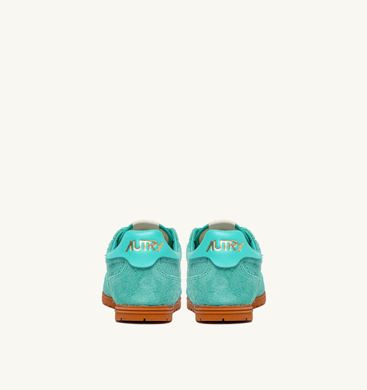 SNEAKERS WINDSPIN IN TURQUOISE SUEDE - AUTRY Quality