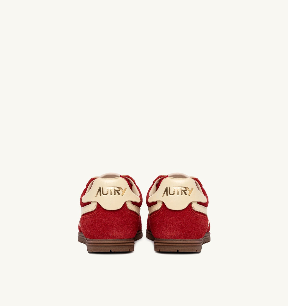SNEAKERS WINDSPIN IN SUEDE AND LEATHER COLOR RUBY AND RUTABAGA - AUTRY Everyday