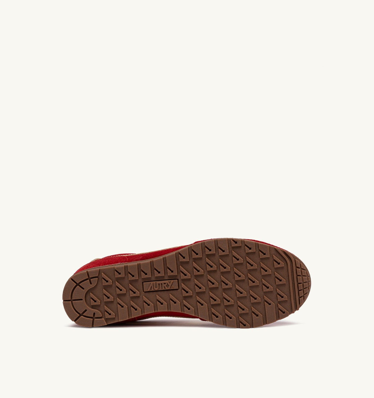 SNEAKERS WINDSPIN IN SUEDE AND LEATHER COLOR RUBY AND RUTABAGA - AUTRY Everyday
