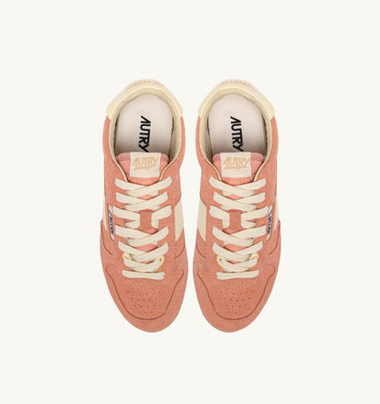 SNEAKERS WINDSPIN IN SUEDE AND LEATHER COLOR DAMASK AND RUTABAGA - AUTRY Value