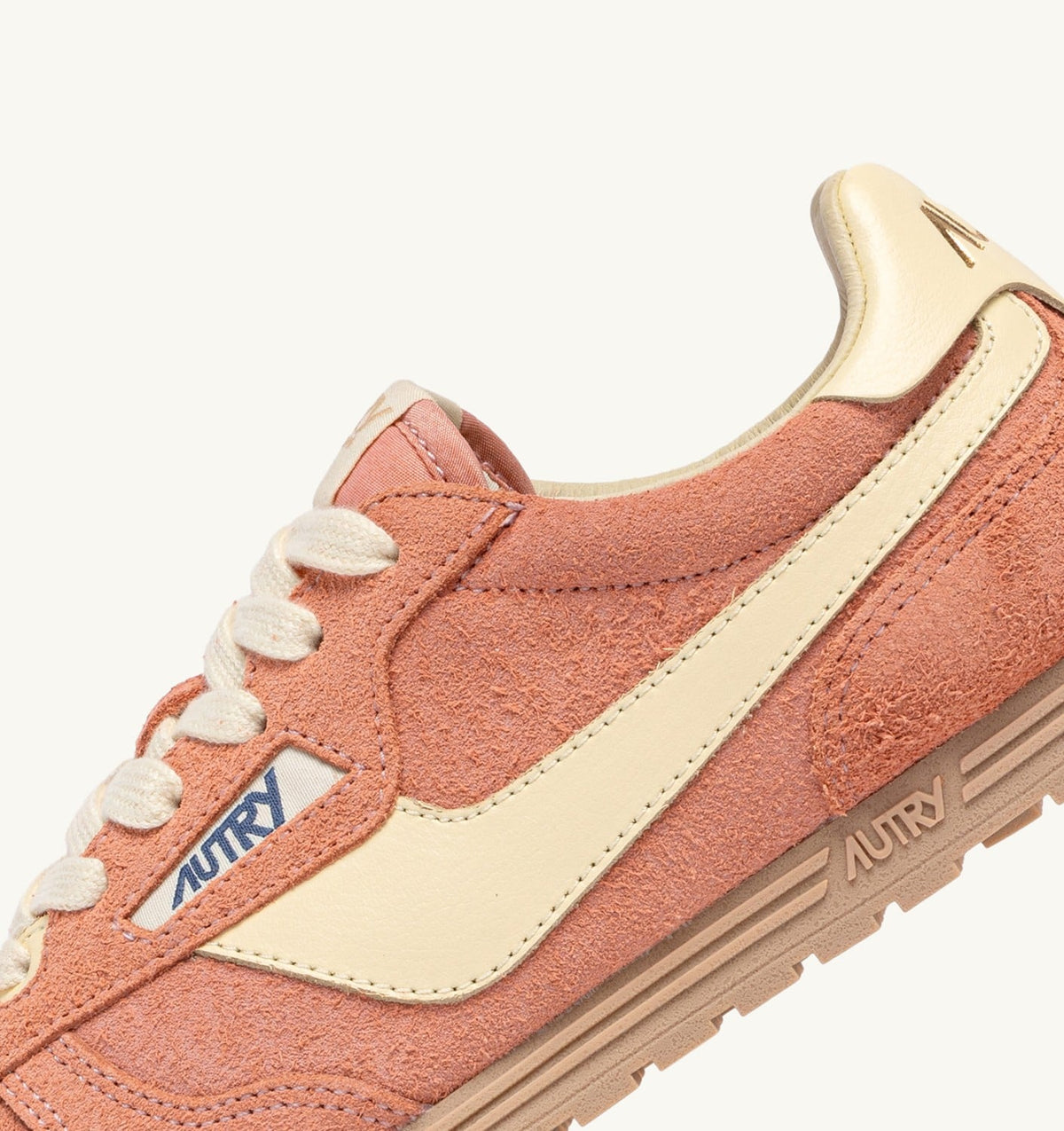 SNEAKERS WINDSPIN IN SUEDE AND LEATHER COLOR DAMASK AND RUTABAGA - AUTRY Value