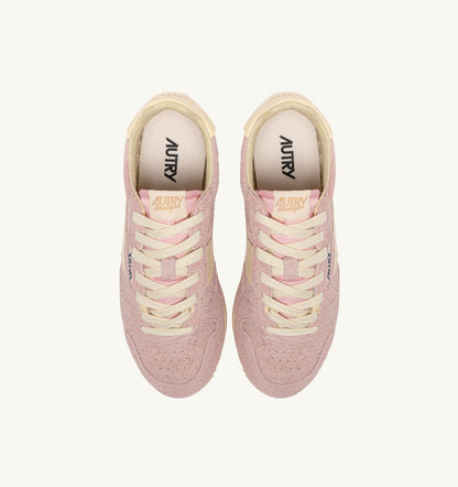 SNEAKERS WINDSPIN IN SUEDE AND LEATHER COLOR ROSEMARY AND RUTABAGA - AUTRY Great Value