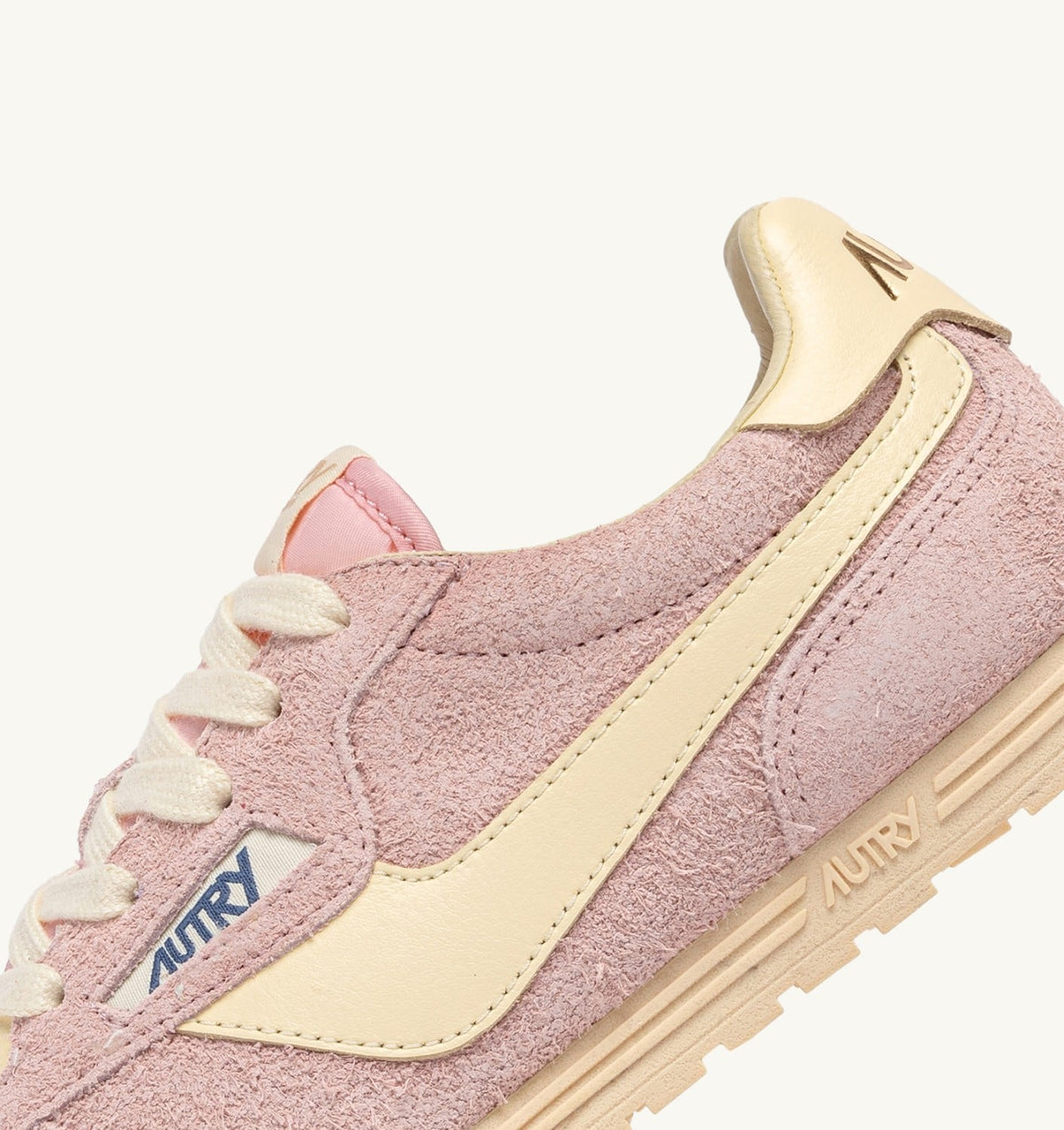 SNEAKERS WINDSPIN IN SUEDE AND LEATHER COLOR ROSEMARY AND RUTABAGA - AUTRY Great Value