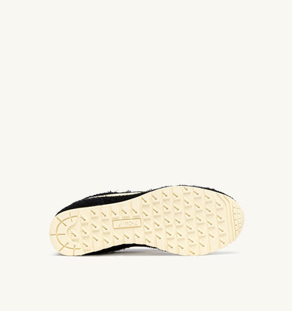 WINDSPIN SNEAKERS IN BLACK AND RUTABAGA SUEDE AND LEATHER - AUTRY Essential