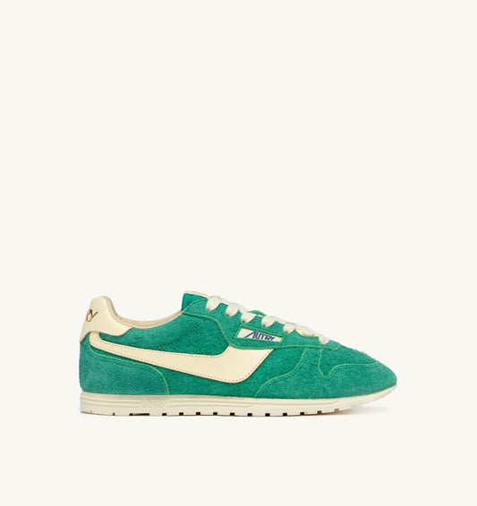 WINDSPIN SNEAKERS IN EXCURSION AND RUTABAGA SUEDE AND LEATHER - AUTRY Value