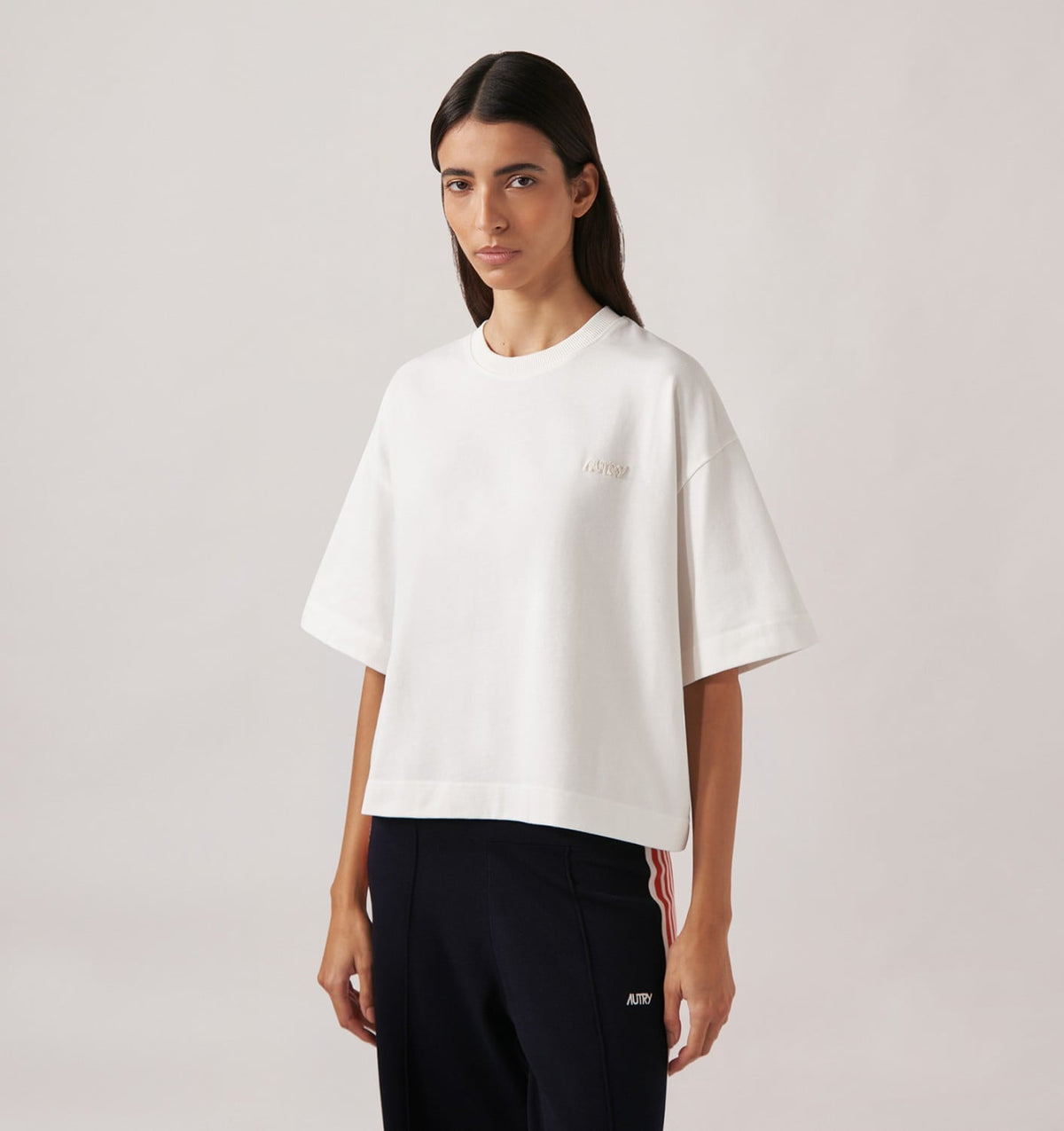 TONAL LOGO BOXY TEE WOMAN - AUTRY Everyday