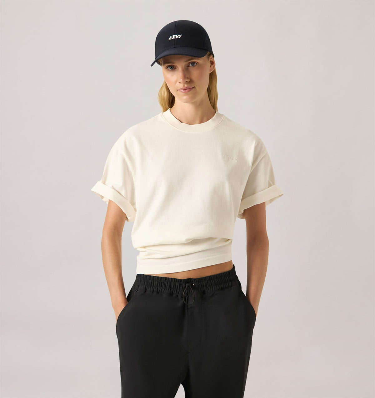 T-SHIRT WITH TONAL LOGO UNISEX - AUTRY Classic
