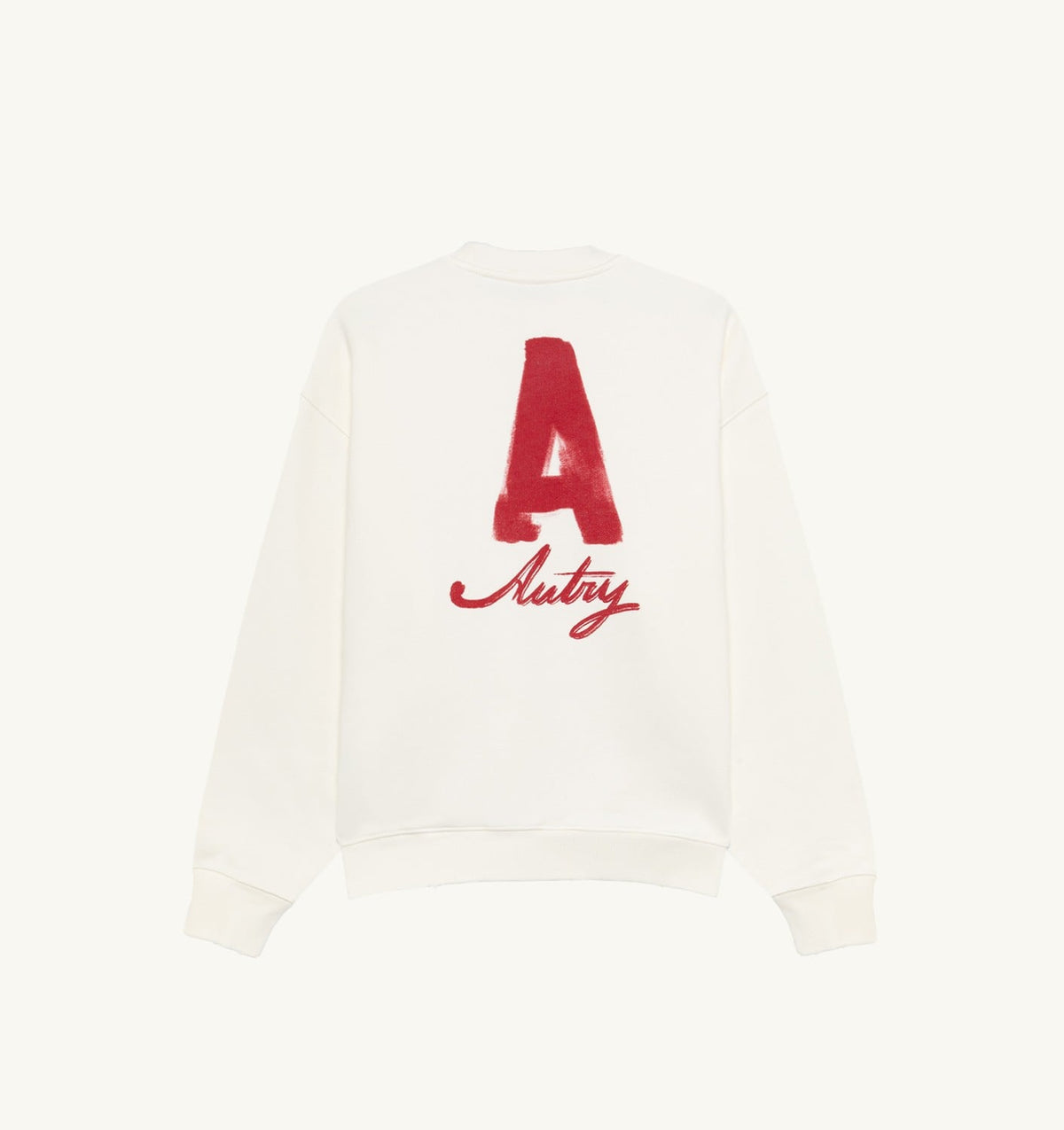 HERITAGE SWEATSHIRT WITH WASHED EFFECT UNISEX - AUTRY Essential