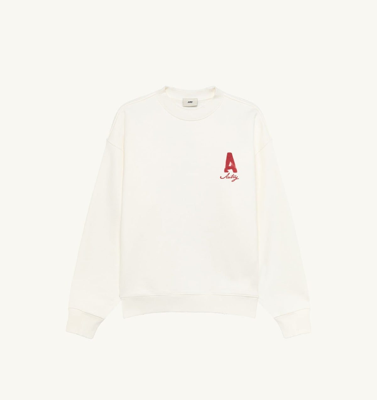 HERITAGE SWEATSHIRT WITH WASHED EFFECT UNISEX - AUTRY Essential
