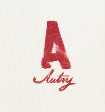 HERITAGE SWEATSHIRT WITH WASHED EFFECT UNISEX - AUTRY Essential