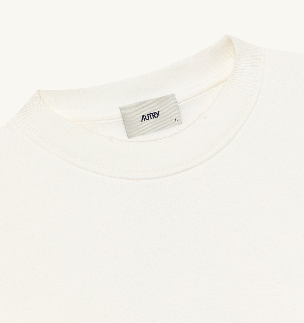 HERITAGE SWEATSHIRT WITH WASHED EFFECT UNISEX - AUTRY Essential