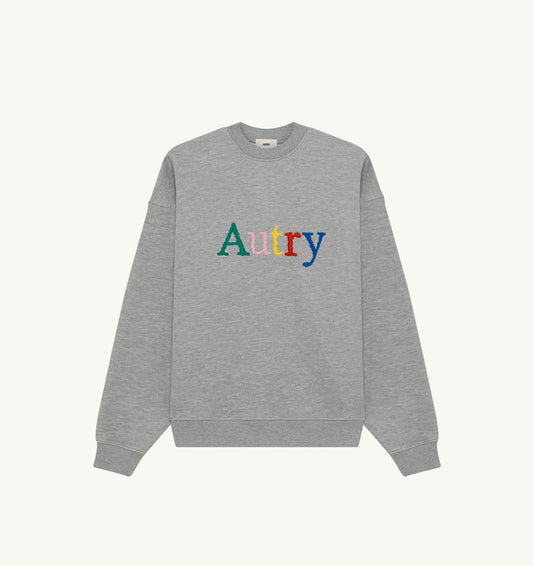 SWEATSHIRT WITH MULTICOLOR LOGO UNISEX - AUTRY Everyday
