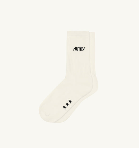 SOCKS WITH JACQUARD LOGO UNISEX - AUTRY Essential