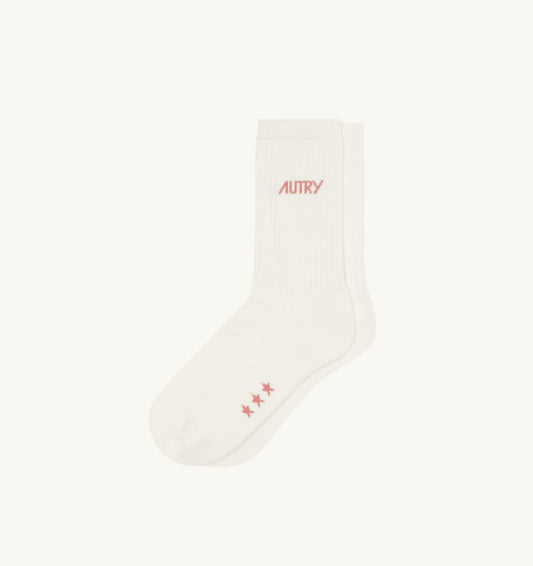 SOCKS WITH JACQUARD LOGO UNISEX - AUTRY Latest