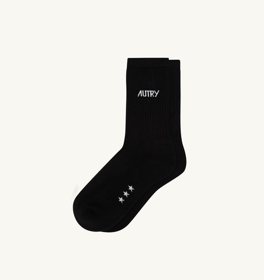 SOCKS WITH JACQUARD LOGO UNISEX - AUTRY Quality