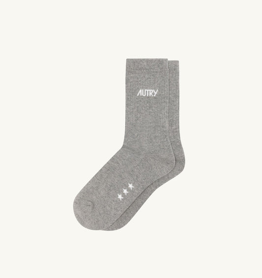 SOCKS WITH JACQUARD LOGO UNISEX - AUTRY Classic