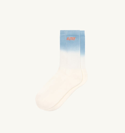 SOCKS WITH EMBROIDERY TIE-DYE LOGO UNISEX - AUTRY Essential