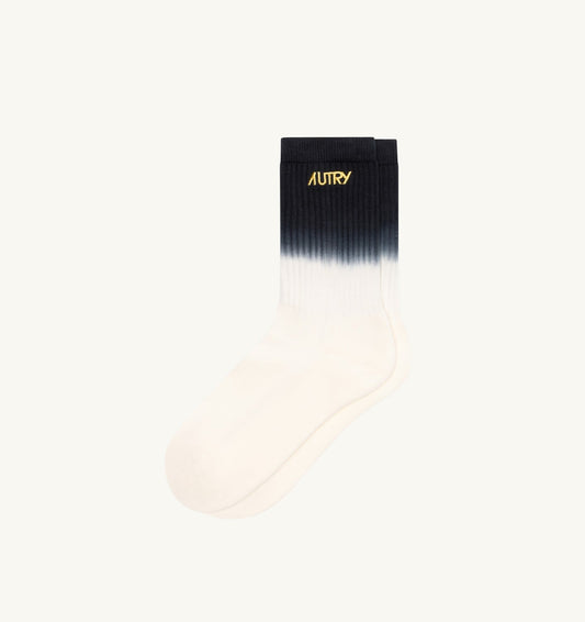 SOCKS WITH EMBROIDERY TIE-DYE LOGO UNISEX - AUTRY Everyday