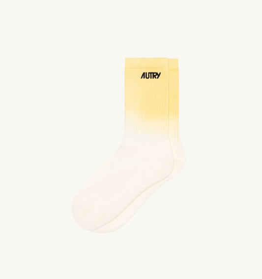 SOCKS WITH EMBROIDERY TIE-DYE LOGO UNISEX - AUTRY Value