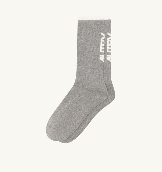 JACQUARD SOCKS WITH LOGO UNISEX - AUTRY Latest