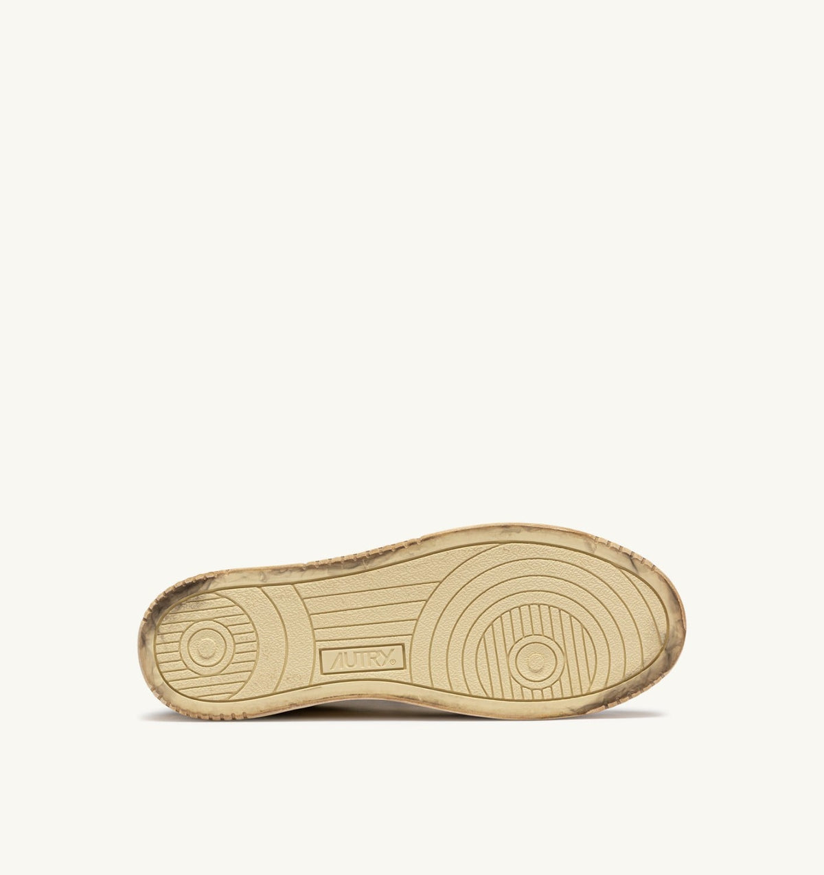 MEDALIST LOW SUPER VINTAGE SNEAKERS IN WHITE, COVERT GREEN AND BLACK LEATHER - AUTRY Value