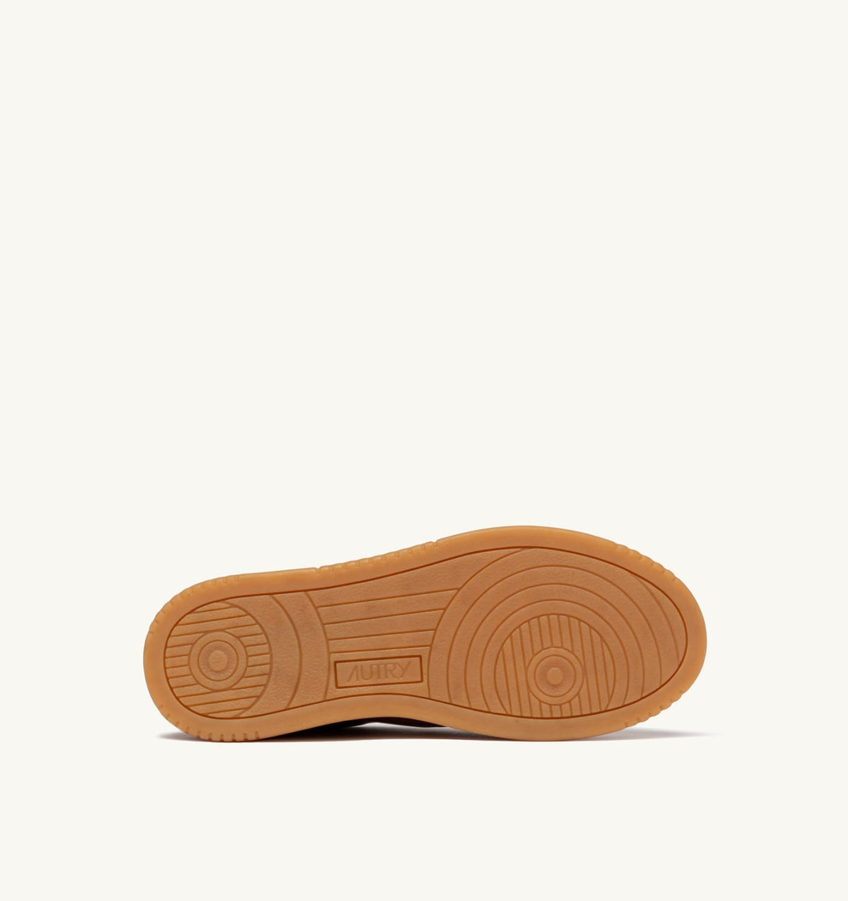 MEDALIST LOW SNEAKERS IN COGNAC AND MARSHMALLOW LEATHER - AUTRY Great Value