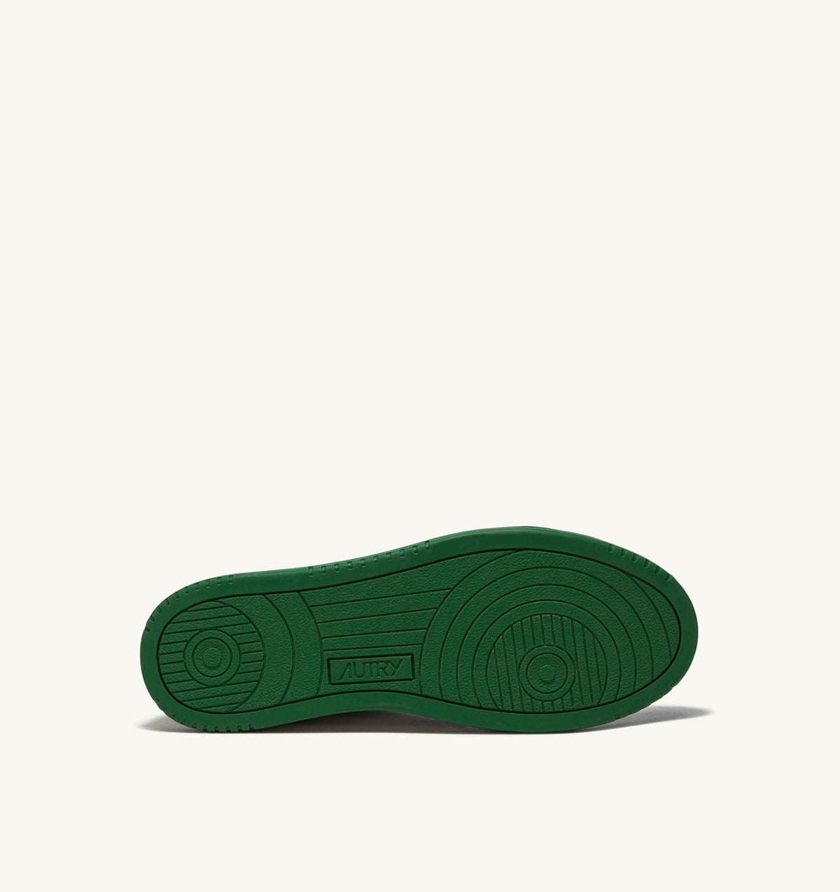 MEDALIST LOW BICOLOR SNEAKERS IN WHITE AND GREEN LEATHER - AUTRY Latest