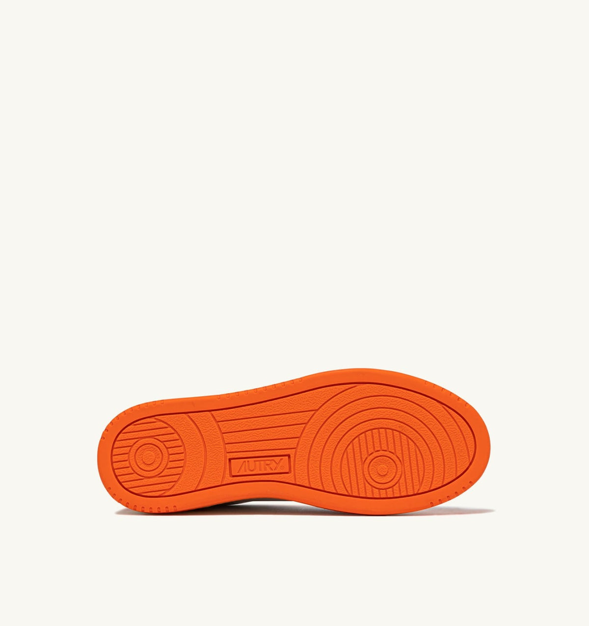 MEDALIST LOW BICOLOR SNEAKERS IN WHITE AND PARSIMMON ORANGE LEATHER - AUTRY Everyday