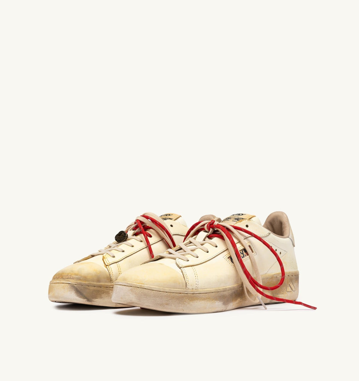 DALLAS LOW SUPER VINTAGE SNEAKERS IN MARSHMALLOW LEATHER - AUTRY Latest