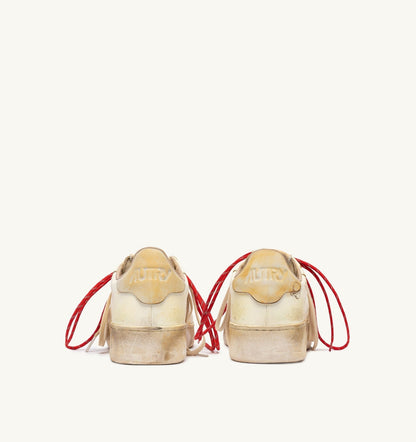 DALLAS LOW SUPER VINTAGE SNEAKERS IN MARSHMALLOW LEATHER - AUTRY Latest
