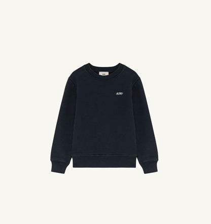 CREWNECK SWEATSHIRT WITH EMBROIDERED AUTRY LOGO KIDS - AUTRY Latest